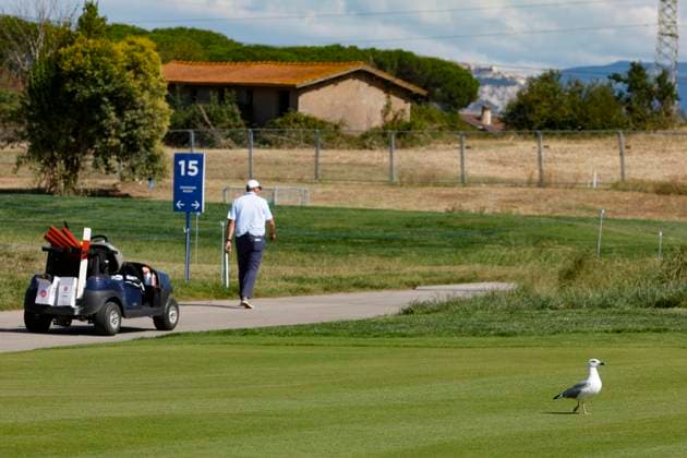 September 25, 2023, ROME, ITALY: A view of the golf course at Marco Simone Golf Club in Guidonia, near Rome, Italy, 25 September 2023. Competition for the 44th Ryder Cup golf tournament between the US and Europe begins 29 September 2023..ANSA FABIO FRUSTACI 2023 Ryder Cup golf tournament  - ZUMAa110 20230925_zaf_a110_002 Copyright: xFabioxFrustacix