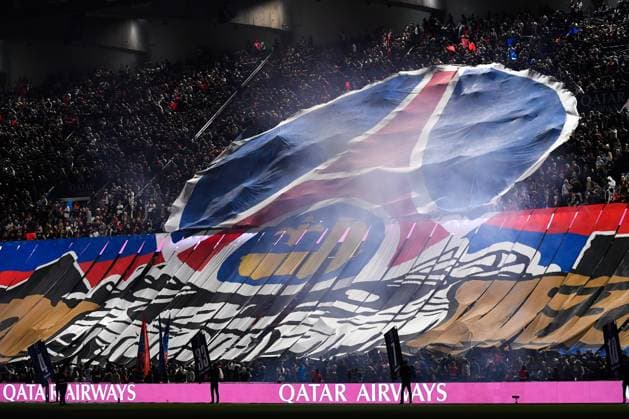 - PSG - Marseille - 24 09 2023 - France Ile-de-France (region) Paris - the ultras tiffo during the Ligue 1 Ubereats Classico between PSG and Olympique de Marseille at the Parc des Princes on September 24, 2023.  JulienxMattiax xLexPictorium LePictorium_0284102