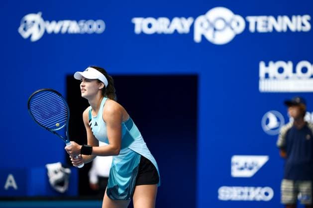 Anna Kalinskaya, SEPTEMBER 26, 2023 - Tennis : Women s Singles Round 32 at Ariake Coliseum during TORAY Pan Pacific Open Tennis Tournament 2023, Japan. Noxthirdxpartyxsales  (230505352)