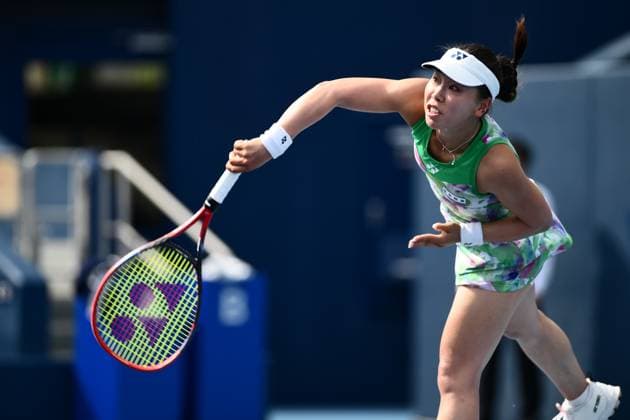 Himeno Sakatsume (JPN), SEPTEMBER 26, 2023 - Tennis : Women s Singles Round 32 at Ariake Coliseum during TORAY Pan Pacific Open Tennis Tournament 2023, Japan. Noxthirdxpartyxsales  (230511331)