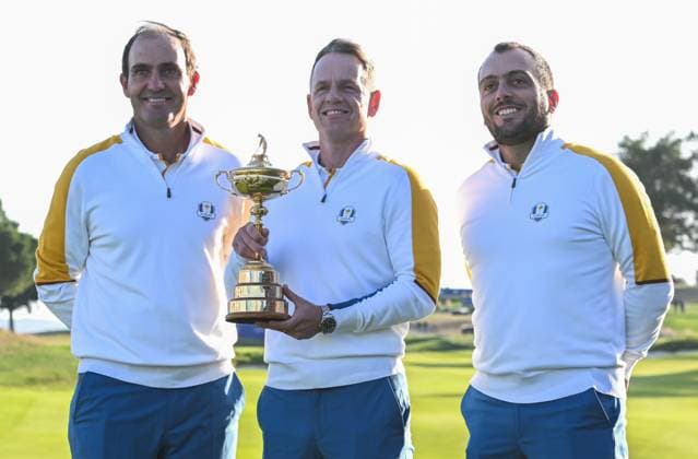Ryder Cup 2023, Practice and Previews, Golf, Marco Simone Golf & Country Club, Rome, Italy - 26 Sep 2023  Copyright: xGreigxCowie Shutterstockx 14126884e