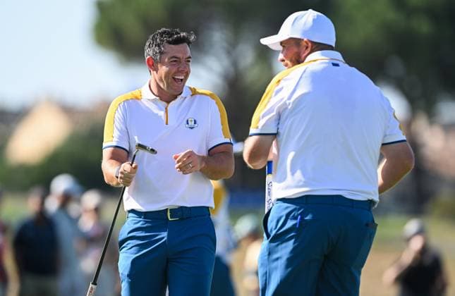 Ryder Cup 2023, Practice and Previews, Golf, Marco Simone Golf & Country Club, Rome, Italy - 26 Sep 2023  Copyright: xGreigxCowie Shutterstockx 14126884j