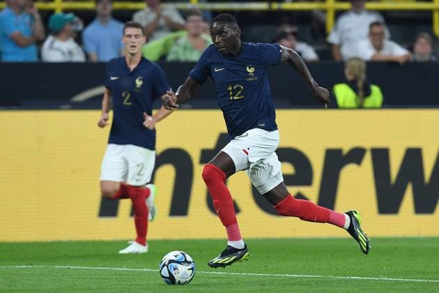 Soccer international match Germany France on 12 09 2023 at Signal Iduna Park in Dortmund Randal Kolo Muani France DFB regulations prohibit any use of photographs as image sequences and or quasi video xRx