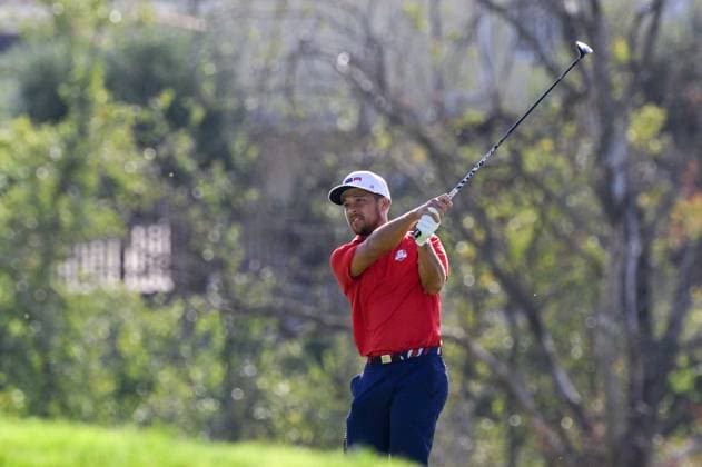Patrick Cantlay (USA) during the Ryder Cup 2023 at Marco Simone Golf & Country Club on September 26, 2023 in Rome Italy.  Copyright: xFabrizioxCorradetti IPAxSportx x xx IPA_40570562 IPA_IPA40570562