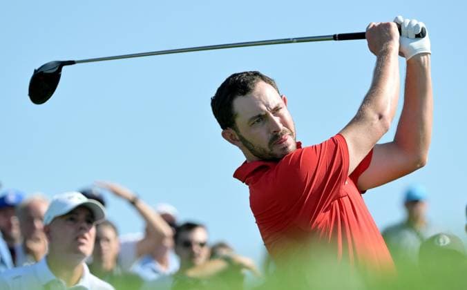 September 26, 2023, ROME, ITALIA: US golfer Patrick Cantlay during practice rounds for the 2023 Ryder Cup golf tournament at Marco Simone Golf Club in Guidonia, near Rome, Italy, 26 September 2023. The 44th Ryder Cup matches between the US and Europe will be held in Italy from 29 September to 01 October 2023.ANSA ETTORE FERRARI 2023 Ryder Cup golf tournament  - ZUMAa110 20230926_zaf_a110_059 Copyright: xEttorexFerrarix
