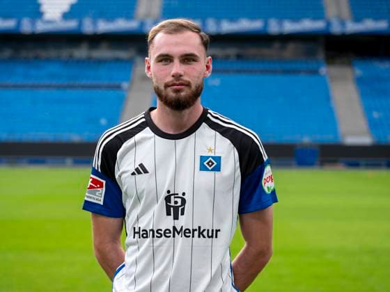 Valon Zumberi HSV 25 09 23, Hamburg, Hamburger SV, HSV team photo appointment, portrait appointment, season 2023 2024 Â