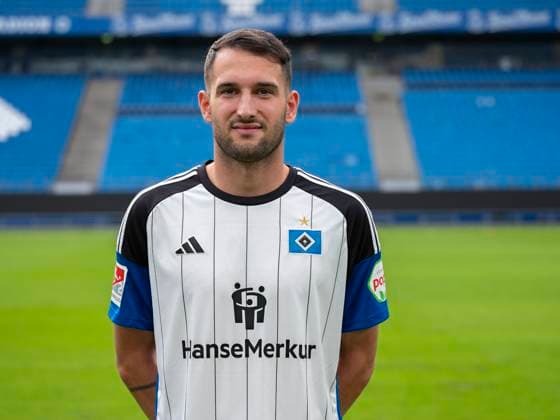 Levin Mete Öztunali HSV 25 09 23, Hamburg, Hamburger SV, HSV team photo appointment, portrait appointment, season 2023 2024 Â