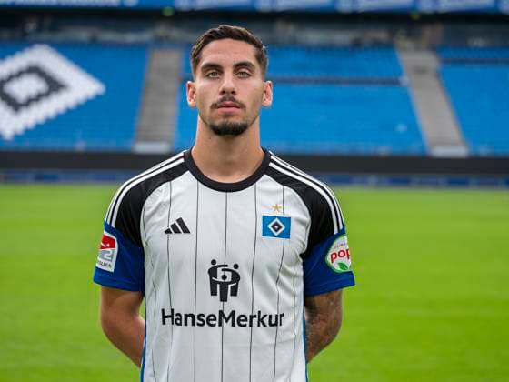 Ludovit Reis HSV 25 09 23, Hamburg, Hamburger SV, HSV team photo appointment, portrait appointment, season 2023 2024 Â