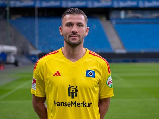 TW Daniel Heuer Fernandes HSV 25 09 23, Hamburg, Hamburger SV, HSV team photo appointment, portrait appointment, season 2023 2024 Â