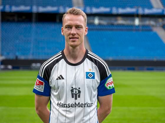 Sebastian Schonlau HSV 25 09 23, Hamburg, Hamburger SV, HSV team photo appointment, portrait appointment, season 2023 2024 Â