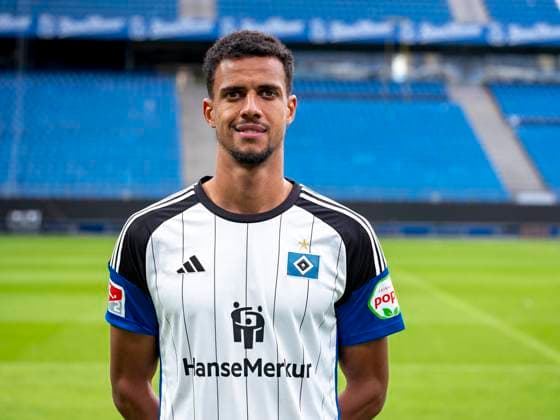 Robert Glatzel HSV 25 09 23, Hamburg, Hamburger SV, HSV team photo appointment, portrait appointment, season 2023 2024 Â