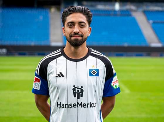 Immanuel Pherai HSV 25 09 23, Hamburg, Hamburger SV, HSV team photo appointment, portrait appointment, season 2023 2024 Â