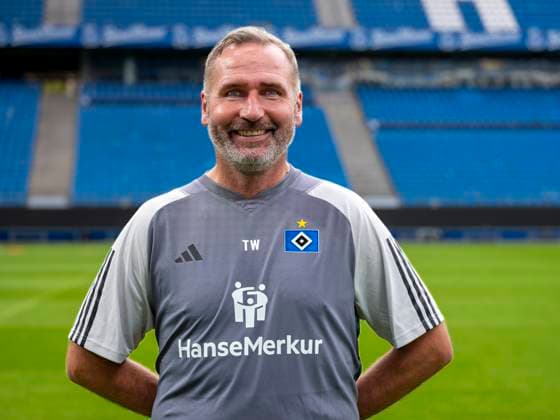 Coach Tim Walter HSV 25 09 23, Hamburg, Hamburger SV, HSV team photo appointment, portrait appointment, season 2023 2024 Â