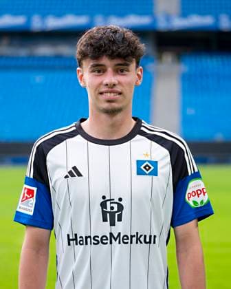Nicolas Oliveira HSV 25 09 23, Hamburg, Hamburger SV, HSV team photo appointment, portrait appointment, season 2023 2024 Â