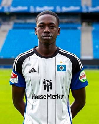 Elijah Akwasi Krahn HSV 25 09 23, Hamburg, Hamburger SV, HSV team photo appointment, portrait appointment, season 2023 2024 Â