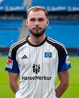 Valon Zumberi HSV 25 09 23, Hamburg, Hamburger SV, HSV team photo appointment, portrait appointment, season 2023 2024 Â