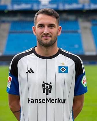Levin Mete Öztunali HSV 25 09 23, Hamburg, Hamburger SV, HSV team photo appointment, portrait appointment, season 2023 2024 Â