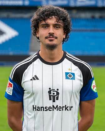 Guilherme Ramos HSV 25 09 23, Hamburg, Hamburger SV, HSV team photo appointment, portrait appointment, season 2023 2024 Â