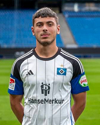 William Mikelbrencis HSV 25 09 23, Hamburg, Hamburger SV, HSV team photo appointment, portrait appointment, season 2023 2024 Â
