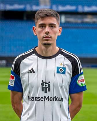Dennis Hadzikadunic HSV 25 09 23, Hamburg, Hamburger SV, HSV team photo appointment, portrait appointment, season 2023 2024 Â
