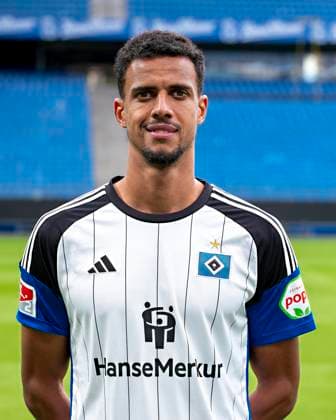 Robert Glatzel HSV 25 09 23, Hamburg, Hamburger SV, HSV team photo appointment, portrait appointment, season 2023 2024 Â