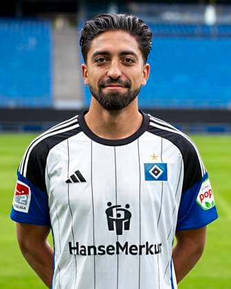 Immanuel Pherai HSV 25 09 23, Hamburg, Hamburger SV, HSV team photo appointment, portrait appointment, season 2023 2024 Â