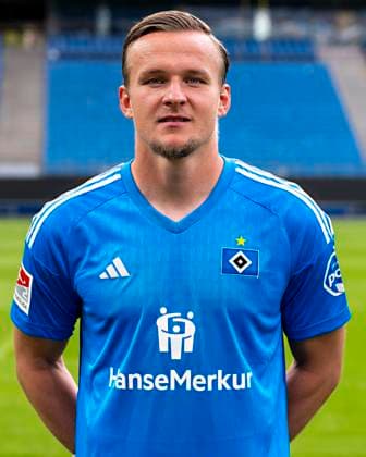 TW Tom Mickel HSV 25 09 23, Hamburg, Hamburger SV, HSV team photo appointment, portrait appointment, season 2023 2024 Â