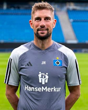 Co coach Julian Hübner HSV 25 09 23, Hamburg, Hamburger SV, HSV team photo appointment, portrait appointment, season 2023 2024 Â