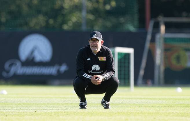 Football, Men, Season 2023 2024, 1 Bundesliga, 1 FC Union Berlin, Public training, Coach Urs Fischer 1 FC Union Berlin , 26 09 2023, Copyright: xSebastianxRäppold MatthiasxKochx
