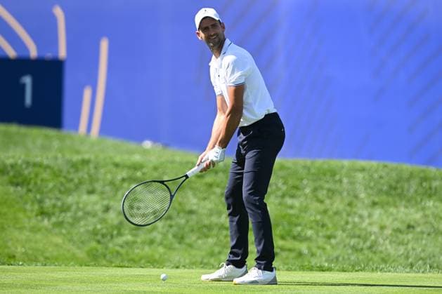 Sport Bilder des Tages Ryder Cup 2023, Practice and Previews, Golf, Marco Simone Golf & Country Club, Rome, Italy - 27 Sep 2023  Copyright: xGreigxCowie Shutterstockx 14126885ck