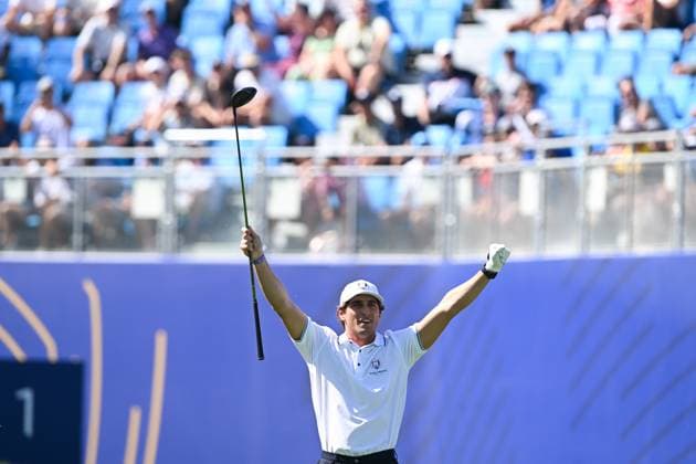 Ryder Cup 2023, Practice and Previews, Golf, Marco Simone Golf & Country Club, Rome, Italy - 27 Sep 2023  Copyright: xGreigxCowie Shutterstockx 14126885db