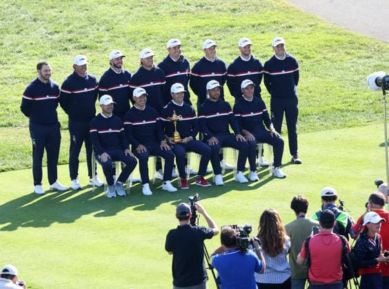 GOLF - Ryder Cup 2023 ROME,ITALY,28.SEP.23 - GOLF - Ryder Cup, preview. Image shows the team of USA.  GEPAxpictures xHansxOberlaender