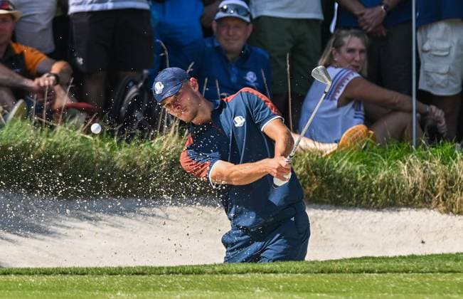 Ryder Cup 2023, Practice and Previews, Golf, Marco Simone Golf & Country Club, Rome, Italy - 28 Sep 2023  Copyright: xGreigxCowie Shutterstockx 14126911ak