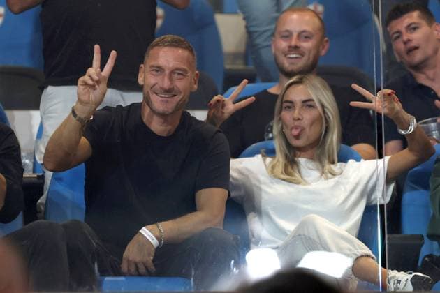 Sport Themen der Woche KW39 Sport Bilder des Tages Foto Tano Pecoraro LaPresse 28 settembre 2023 Genova, Italia - calcio - Genoa vs Roma - Campionato di calcio Serie A TIM 2023 2024 - Stadio Luigi Ferraris. Nella foto: totti francesco September 28, 2023 Genova, Italy - sport, soccer - Genoa vs Roma - Italian Serie A Football Championship 2023 2024 - Luigi Ferraris stadium. In the pic: totti francesco  Copyright: xTanoxPecoraro LaPressex