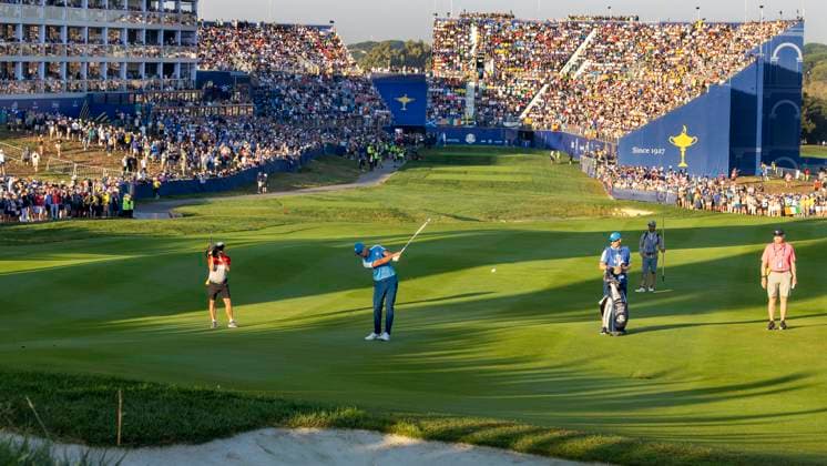 Golf, Ryder Cup in Rome, Day 1