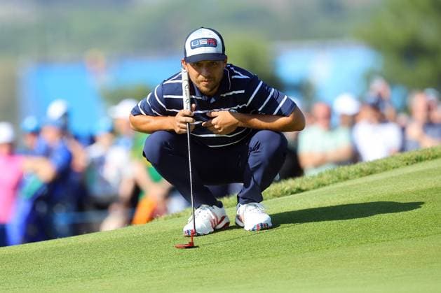 Rome, Italy 29.09.2023: Sam Burns of USA during Foursomes Session at RYDER CUP 2023 at Marco Simone Golf & Country Club di Guidonia Montecelio, Roma  Copyright: xMarcoxIacobucci IPAxSportx xipa-x xx IPA_40650482 IPA_IPA40650482