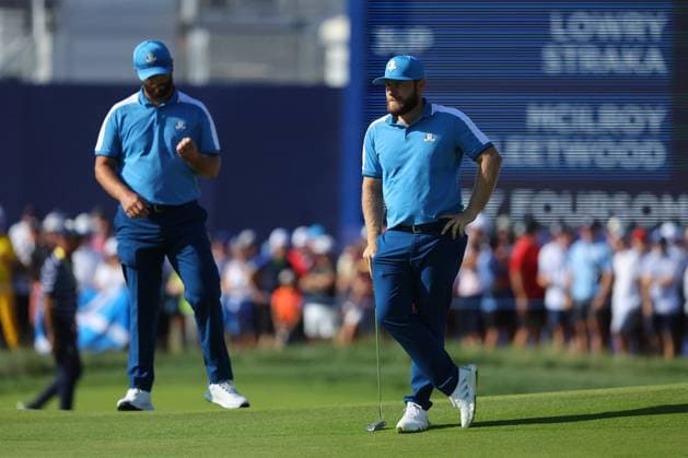 Golf match - Ryder Cup 2023 Rome, Italy 29.09.2023: Foursomes Session at RYDER CUP 2023 at Marco Simone Golf & Country Club di Guidonia Montecelio, Roma Rome Italy  Copyright: xIPAxSport ABACAx BRIPASport20230929_543 IPAxSport ABACAx BRIPASport20230929_543