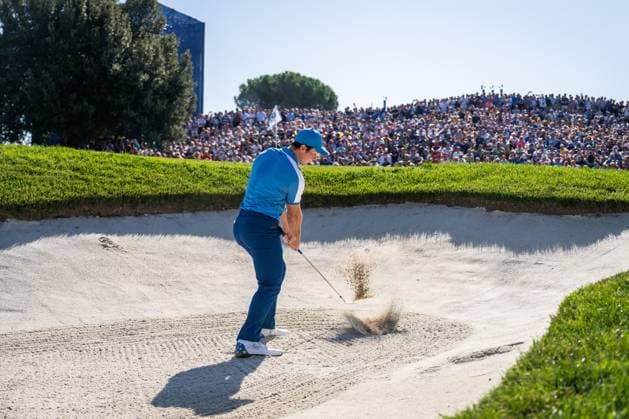 230929 Viktor Hovland of Team Europe in a foursome match during day one of the Ryder Cup on September 29, 2023 in Rome Photo Mathias Bergeld BILDBYRAN kod MB MB0736 golf ryder cup day 1 bbeng round 1  Copyright: MATHIASxBERGELD BB230929MB104