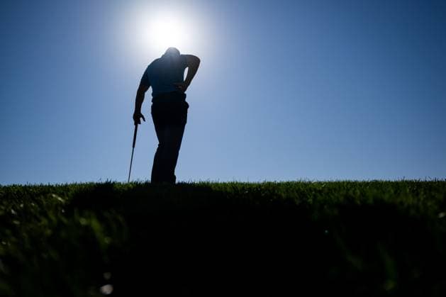 230929 Viktor Hovland of Team Europe in a foursome match during day one of the Ryder Cup on September 29, 2023 in Rome Photo Mathias Bergeld BILDBYRAN kod MB MB0736 golf ryder cup day 1 bbeng round 1  Copyright: MATHIASxBERGELD BB230929MB109