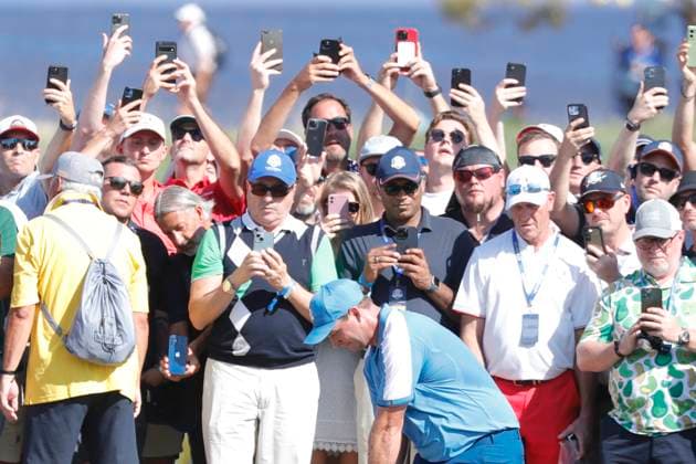 September 29, 2023, Guidonia Montecelio, Rome, Italy: Sepp Straka during the 44th Ryder Cup Matches , Europe versus USA, Day 1 at Marco Simone Golf Rome, Italy Guidonia Montecelio Italy - ZUMAl131 20230929_zsp_l131_022 Copyright: xCiroxDexLucax