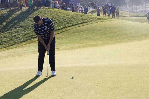 September 29, 2023, Guidonia Montecelio, Rome, Italy: Patrick Cantlay during the 44th Ryder Cup Matches , Europe versus USA, Day 1 at Marco Simone Golf Rome, Italy Guidonia Montecelio Italy - ZUMAl131 20230929_zsp_l131_047 Copyright: xCiroxDexLucax