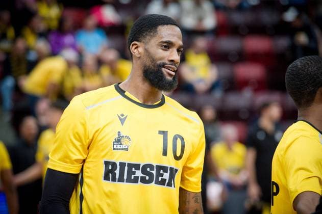 Elijah Childs MHP Riesen Ludwigsburg, 10 MHP Riesen Ludwigsburg Veolia Towers Hamburg, Sports, Basketball, 1 Basketball Bundesliga, BBL, Saison 2023 24, 1 Spieltag, 29 09 2023, Ludwigsburg MHPArena , DEU MHP Riesen Ludwigsburg Veolia Towers Hamburg, 29 09 2023, Ludwigsburg MHPArena , DEU Ludwigsburg Copyright: xSandyxDinkelackerx EP_SDR
