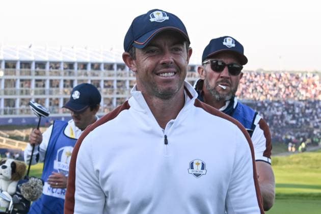 Ryder Cup 2023, Day Two, Morning Foursomes, Golf, Marco Simone Golf & Country Club, Rome, Italy - 30 Sep 2023  Copyright: xGreigxCowie Shutterstockx 14130258e