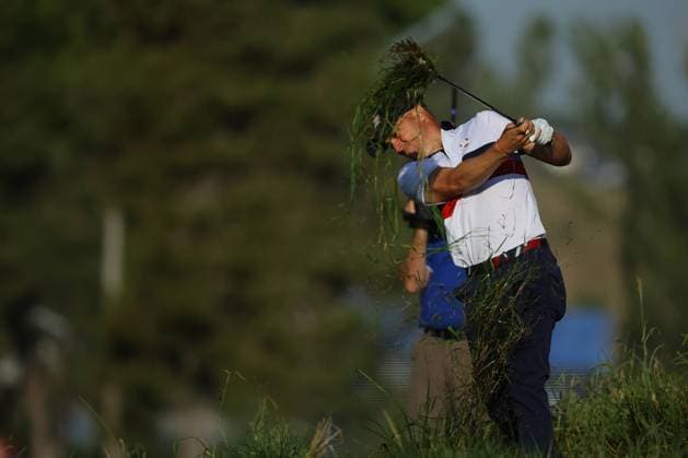 Sport Bilder des Tages Rome, Italy 30.09.2023: Justin THOMAS, Session One - Foursomes at RYDER CUP 2023 at Marco Simone Golf & Country Club di Guidonia Montecelio, Roma  Copyright: xMarcoxIacobucci IPAxSportx xipa-x xx IPA_40672338 IPA_IPA40672338