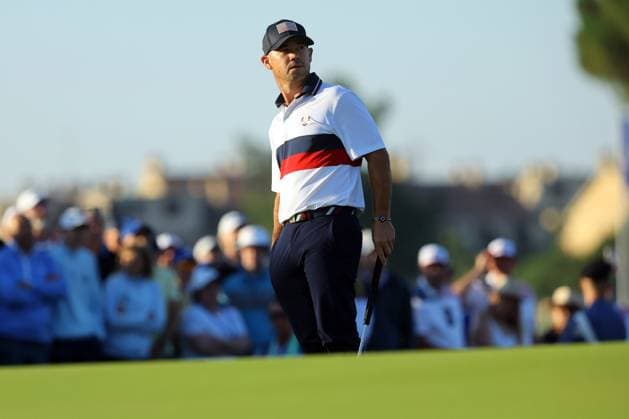 Rome, Italy 30.09.2023: Max HOMA, Session One - Foursomes at RYDER CUP 2023 at Marco Simone Golf & Country Club di Guidonia Montecelio, Roma  Copyright: xMarcoxIacobucci IPAxSportx xipa-x xx IPA_40672389 IPA_IPA40672389