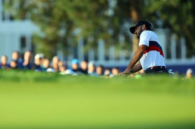Rome, Italy 30.09.2023: Max HOMA, Session One - Foursomes at RYDER CUP 2023 at Marco Simone Golf & Country Club di Guidonia Montecelio, Roma  Copyright: xMarcoxIacobucci IPAxSportx xipa-x xx IPA_40672391 IPA_IPA40672391