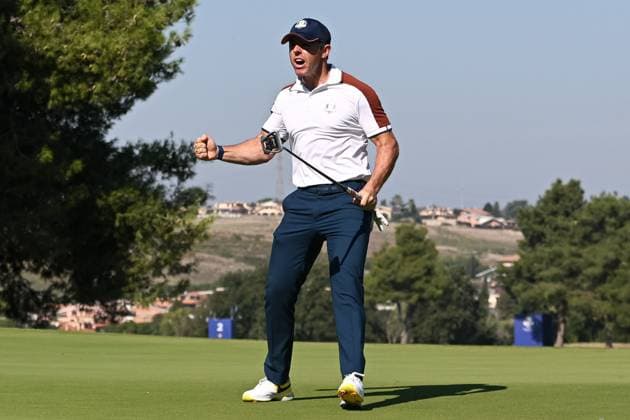 Ryder Cup 2023, Day Two, Morning Foursomes, Golf, Marco Simone Golf & Country Club, Rome, Italy - 30 Sep 2023  Copyright: xGreigxCowie Shutterstockx 14130258af