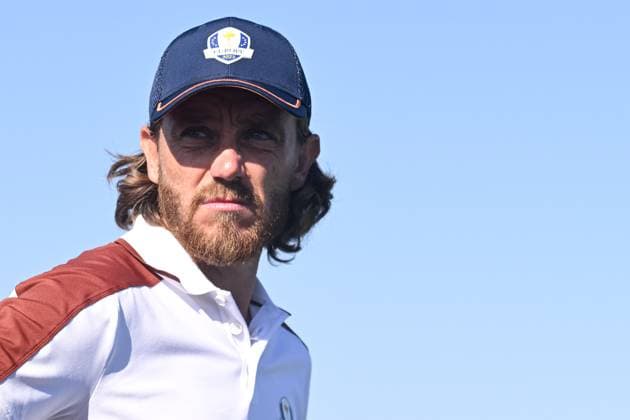 Ryder Cup 2023, Day Two, Morning Foursomes, Golf, Marco Simone Golf & Country Club, Rome, Italy - 30 Sep 2023  Copyright: xGreigxCowie Shutterstockx 14130258r