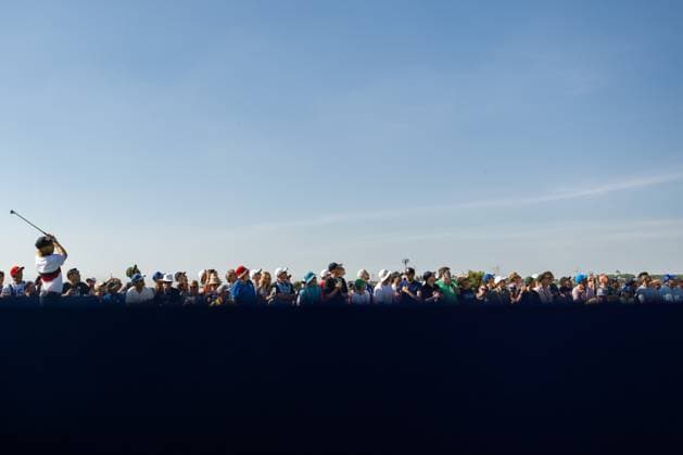 230930 in a fourball match during day 2 of the Ryder Cup on September 30, 2023 in Rome Photo Mathias Bergeld BILDBYRAN kod MB MB0737 golf ryder cup day 2 bbeng foursome  Copyright: MATHIASxBERGELD BB230930MB077