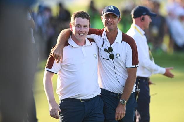 Ryder Cup 2023, Day Two, Afternoon Fourballs, Golf, Marco Simone Golf & Country Club, Rome, Italy - 30 Sep 2023  Copyright: xGreigxCowie Shutterstockx 14130259ev